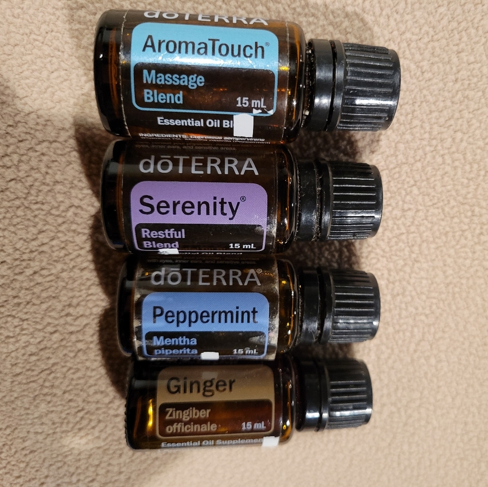 Opened Doterra Essential Oils